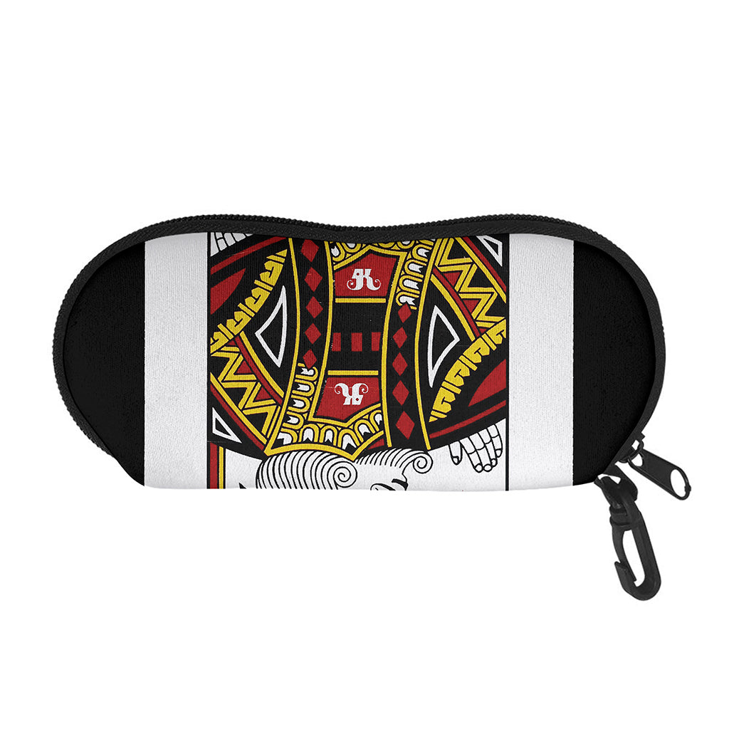 King Of Diamonds Playing Card Print Glasses Case