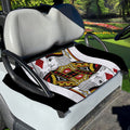 King Of Diamonds Playing Card Print Golf Cart Seat Cover