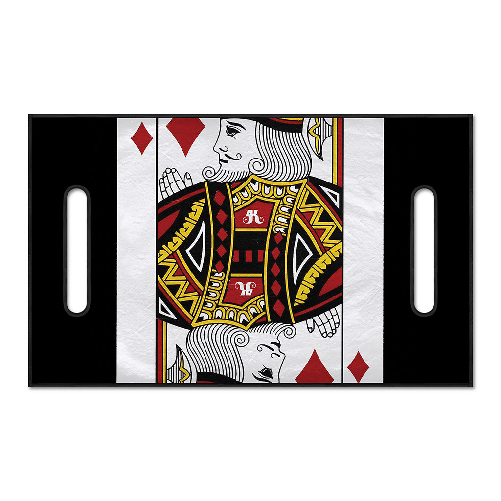 King Of Diamonds Playing Card Print Golf Cart Seat Cover