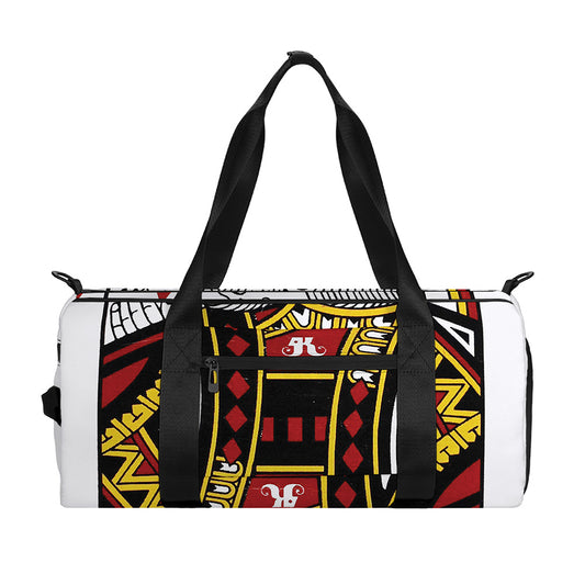 King Of Diamonds Playing Card Print Gym Bag