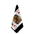 King Of Diamonds Playing Card Print Hand Towel