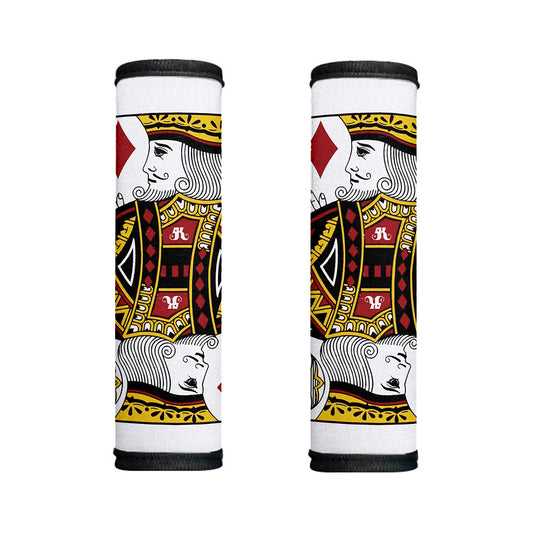 King Of Diamonds Playing Card Print Handle Covers