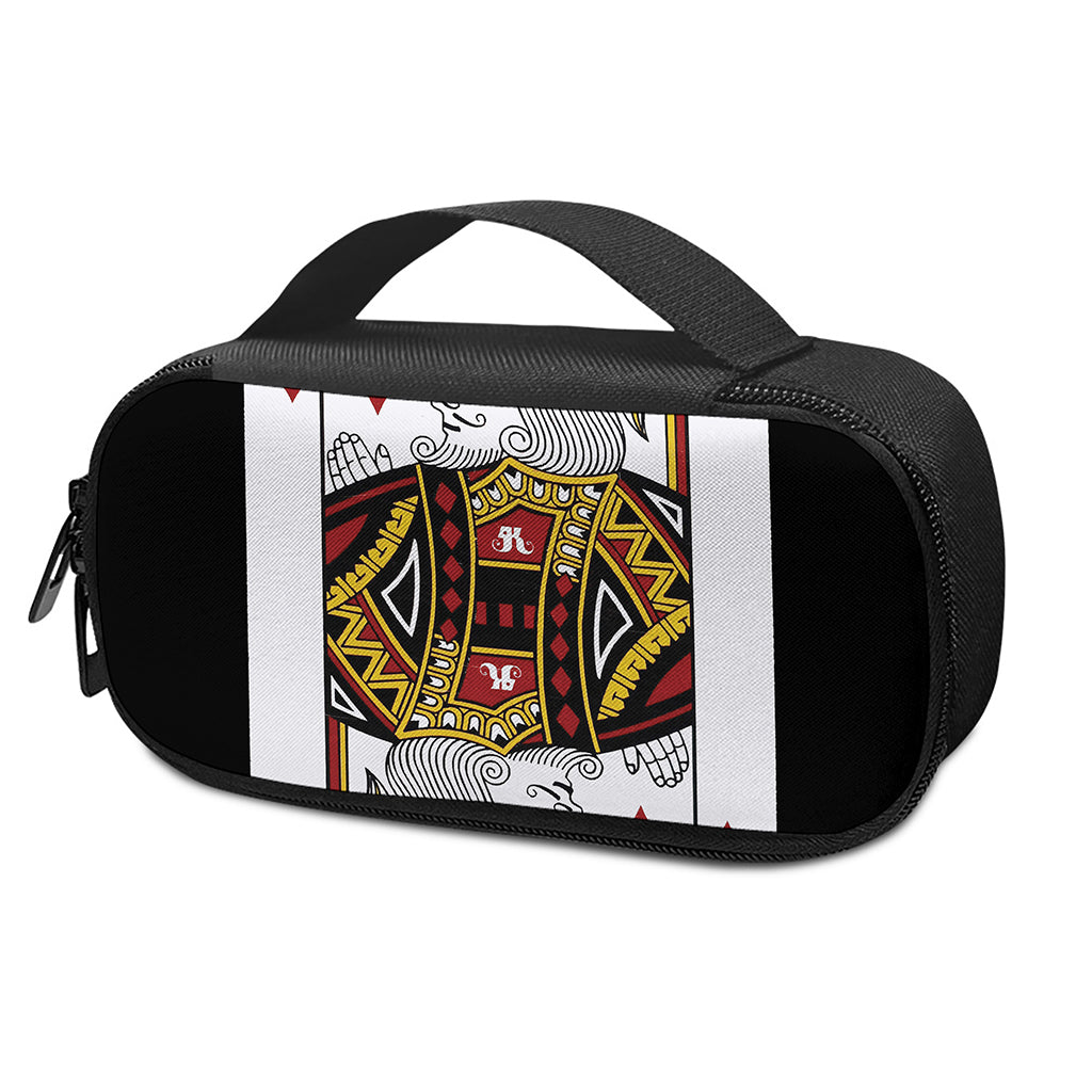 King Of Diamonds Playing Card Print Insulin Cooler Travel Case