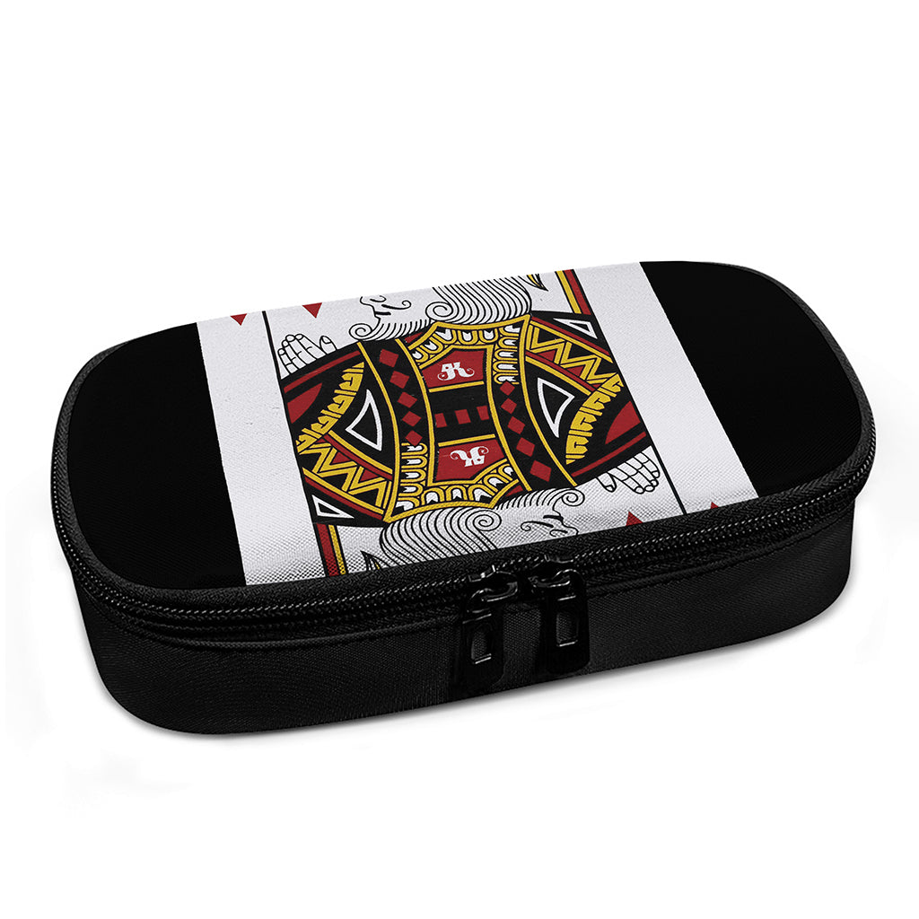 King Of Diamonds Playing Card Print Insulin Cooler Travel Case
