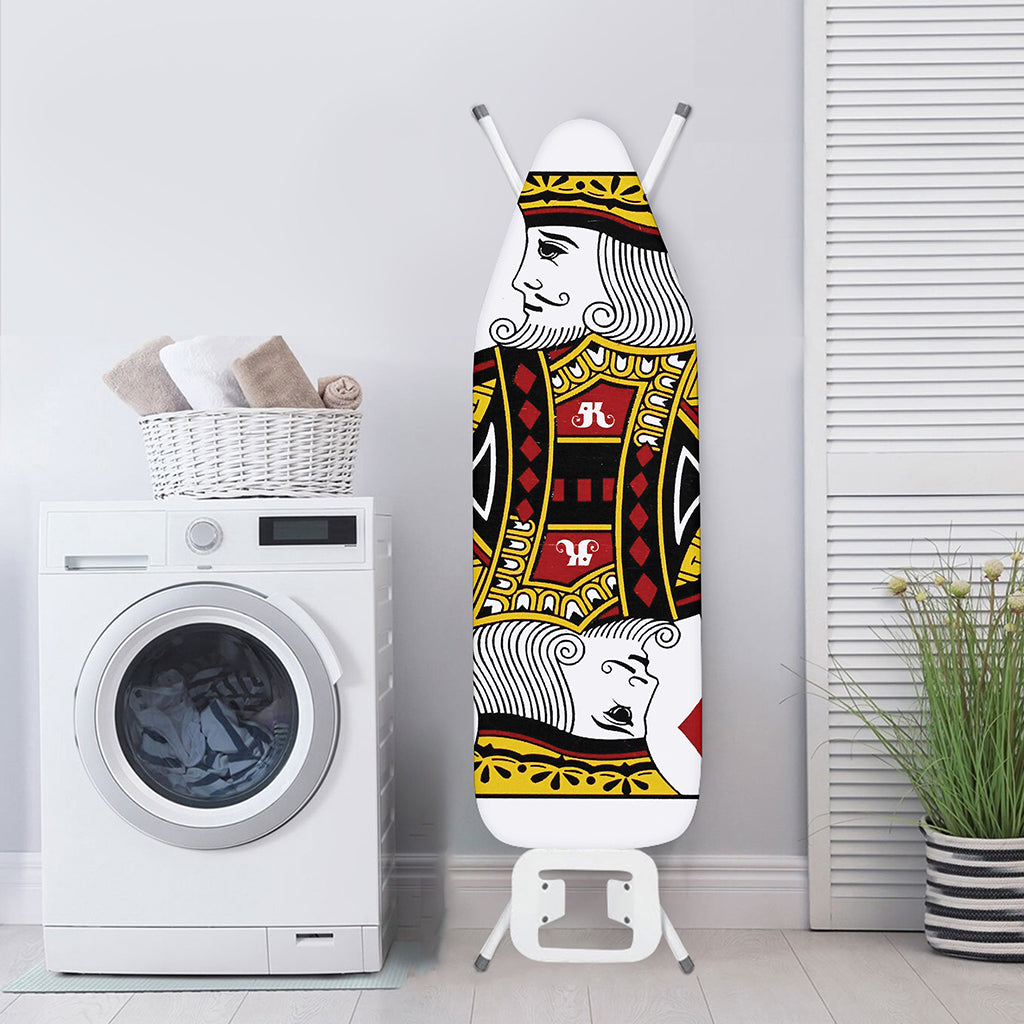 King Of Diamonds Playing Card Print Ironing Board Cover