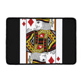 King Of Diamonds Playing Card Print Kitchen Mat