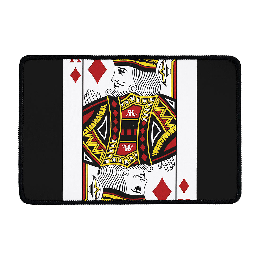 King Of Diamonds Playing Card Print Kitchen Mat