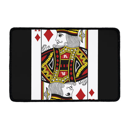 King Of Diamonds Playing Card Print Kitchen Mat