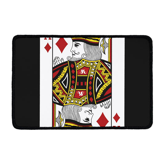 King Of Diamonds Playing Card Print Kitchen Mat