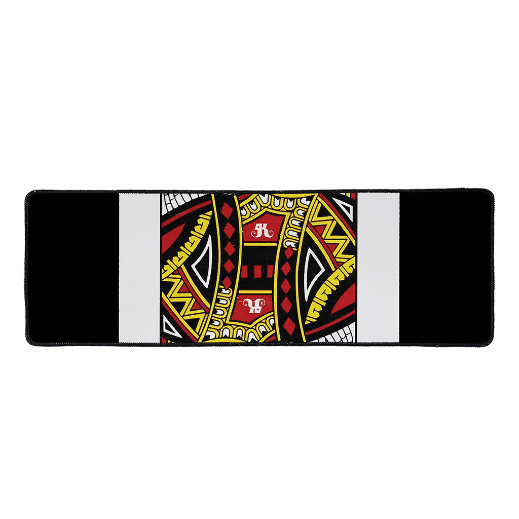 King Of Diamonds Playing Card Print Long Kitchen Mat