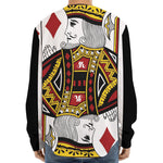King Of Diamonds Playing Card Print Long Sleeve Baseball Jersey