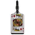 King Of Diamonds Playing Card Print Luggage Tag