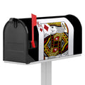 King Of Diamonds Playing Card Print Mailbox Cover