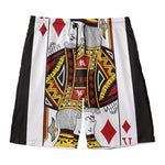 King Of Diamonds Playing Card Print Men's Swim Trunks