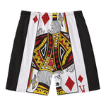 King Of Diamonds Playing Card Print Men's Swim Trunks