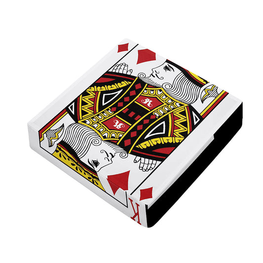 King Of Diamonds Playing Card Print Outdoor Seat Cushion Cover