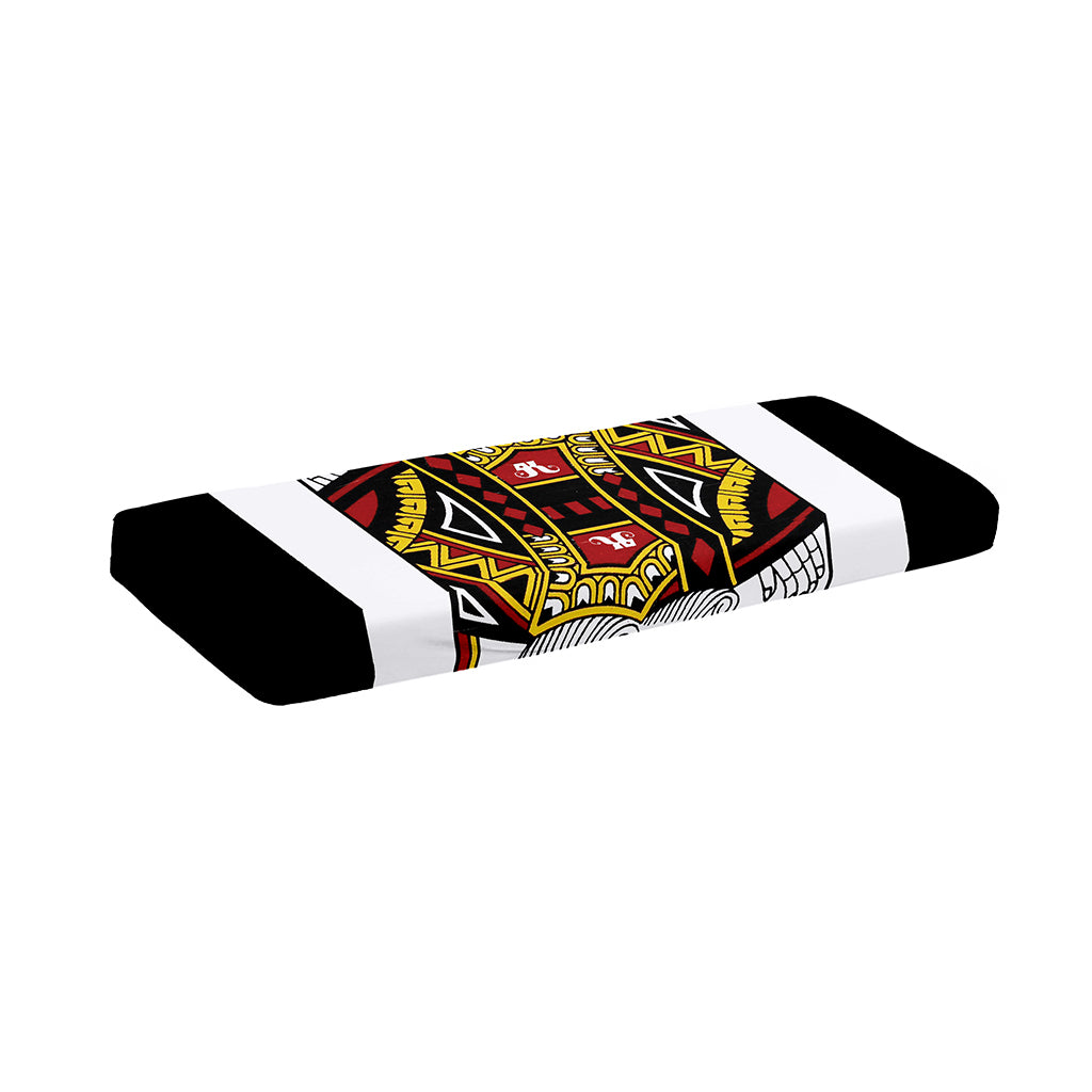 King Of Diamonds Playing Card Print Piano Keyboard Cover