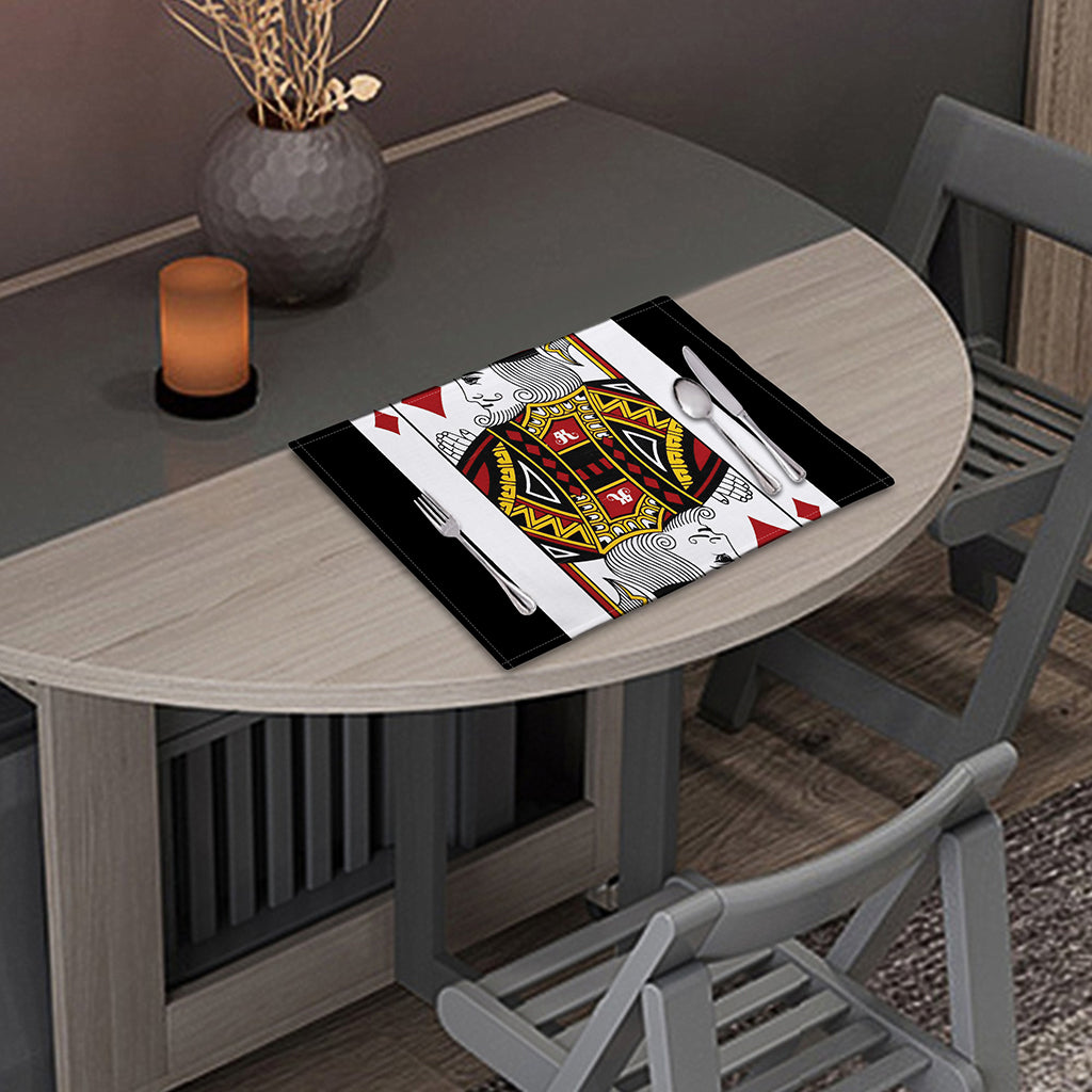 King Of Diamonds Playing Card Print Placemat