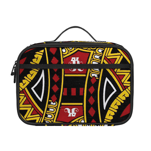 King Of Diamonds Playing Card Print Portable Lunch Bag
