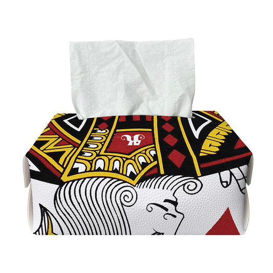 King Of Diamonds Playing Card Print Rectangle Tissue Box Cover