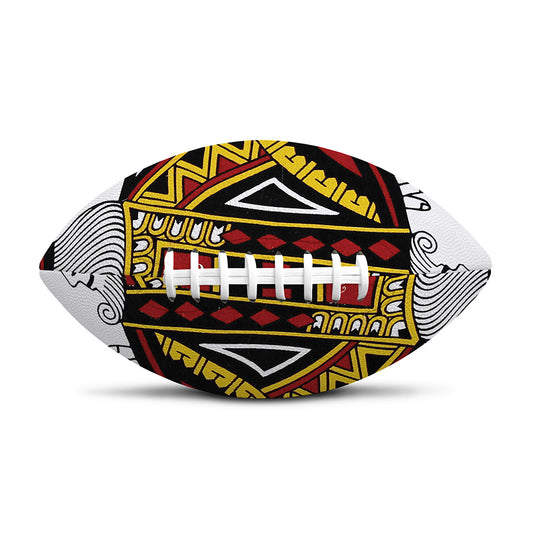 King Of Diamonds Playing Card Print Rugby Ball