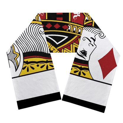 King Of Diamonds Playing Card Print Scarf