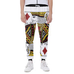 King Of Diamonds Playing Card Print Scuba Joggers
