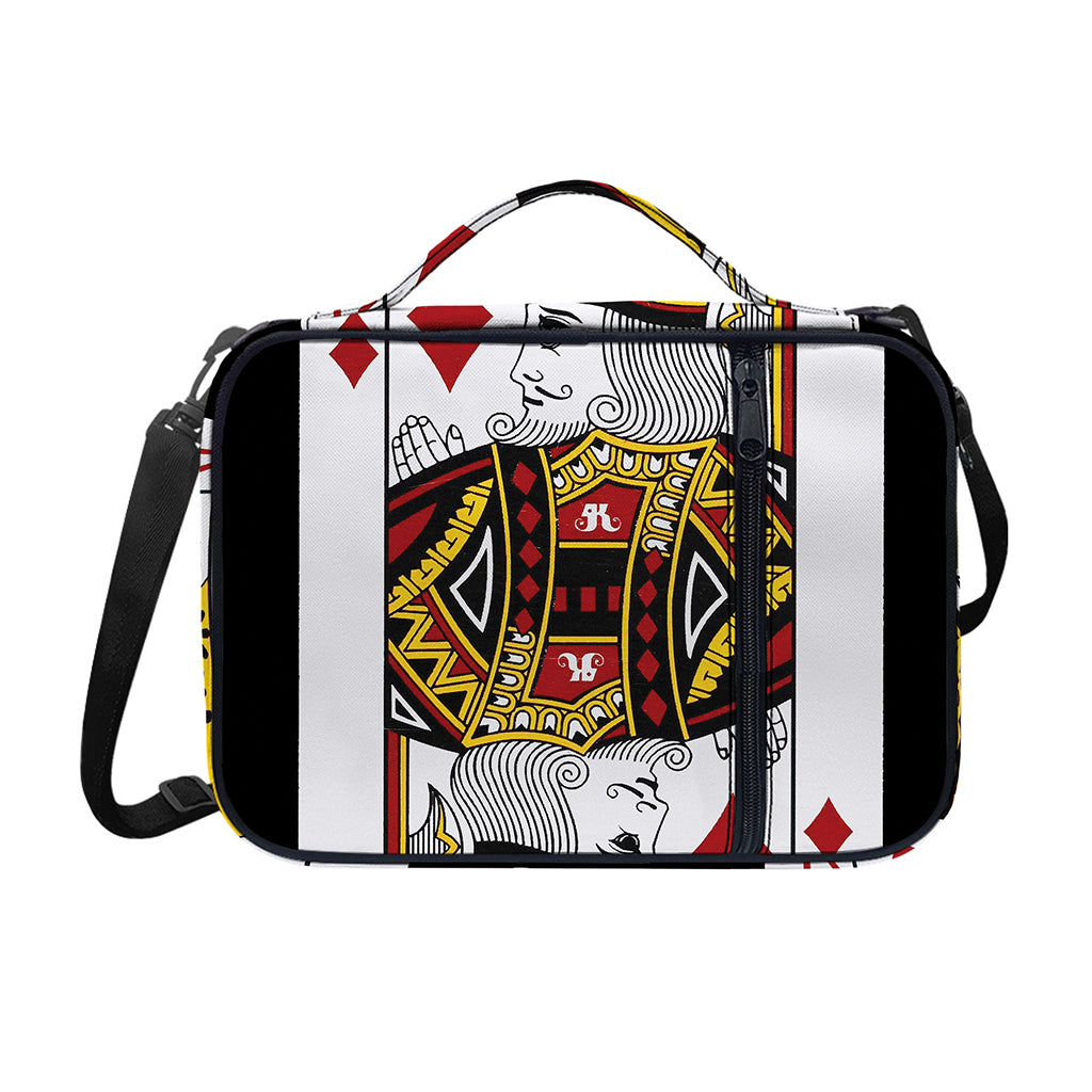 King Of Diamonds Playing Card Print Shoulder Strap Bible Bag