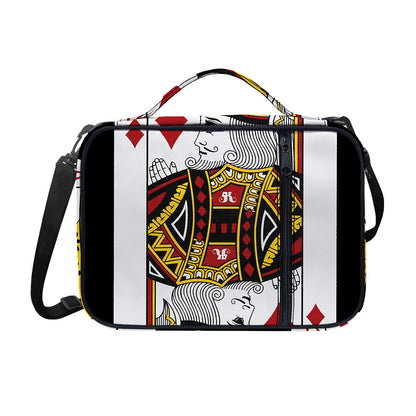 King Of Diamonds Playing Card Print Shoulder Strap Bible Bag