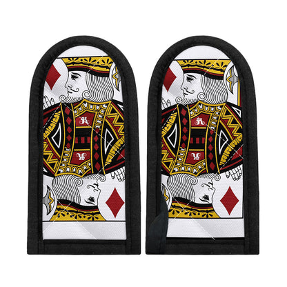 King Of Diamonds Playing Card Print Skillet Handle Cover