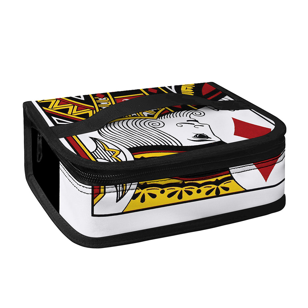 King Of Diamonds Playing Card Print Small Lunch Bag