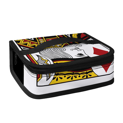 King Of Diamonds Playing Card Print Small Lunch Bag