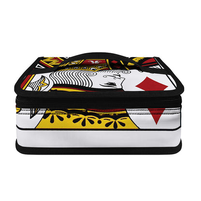 King Of Diamonds Playing Card Print Small Lunch Bag