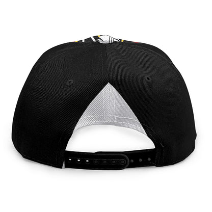 King Of Diamonds Playing Card Print Snapback Cap