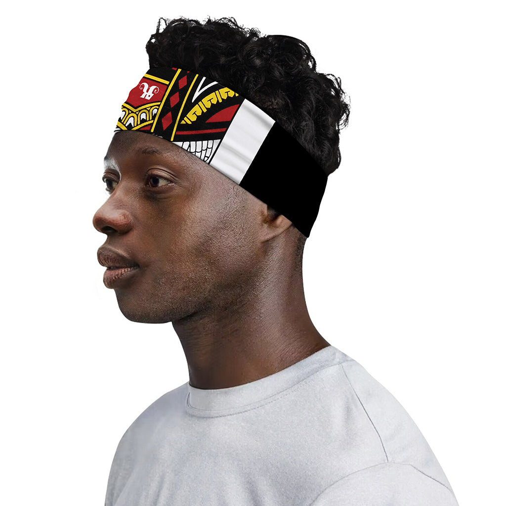 King Of Diamonds Playing Card Print Sports Headband