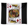 King Of Diamonds Playing Card Print Tapestry