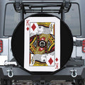 King Of Diamonds Playing Card Print Tire Cover With Camera Hole