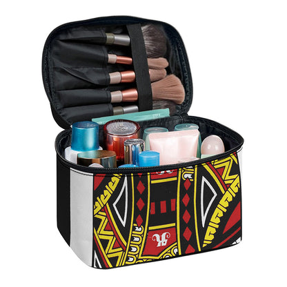 King Of Diamonds Playing Card Print Travel Makeup Bag