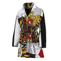 King Of Diamonds Playing Card Print Women's Bathrobe