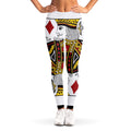 King Of Diamonds Playing Card Print Women's Leggings
