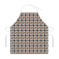 King Of Hearts Pattern Print Adjustable Apron
