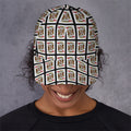 King Of Hearts Pattern Print Baseball Cap
