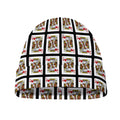 King Of Hearts Pattern Print Beanie