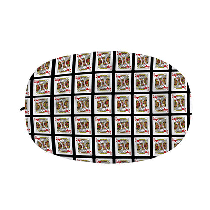 King Of Hearts Pattern Print Car Side Mirror Covers