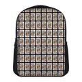 King Of Hearts Pattern Print Casual Backpack
