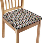 King Of Hearts Pattern Print Chair Cushion Cover
