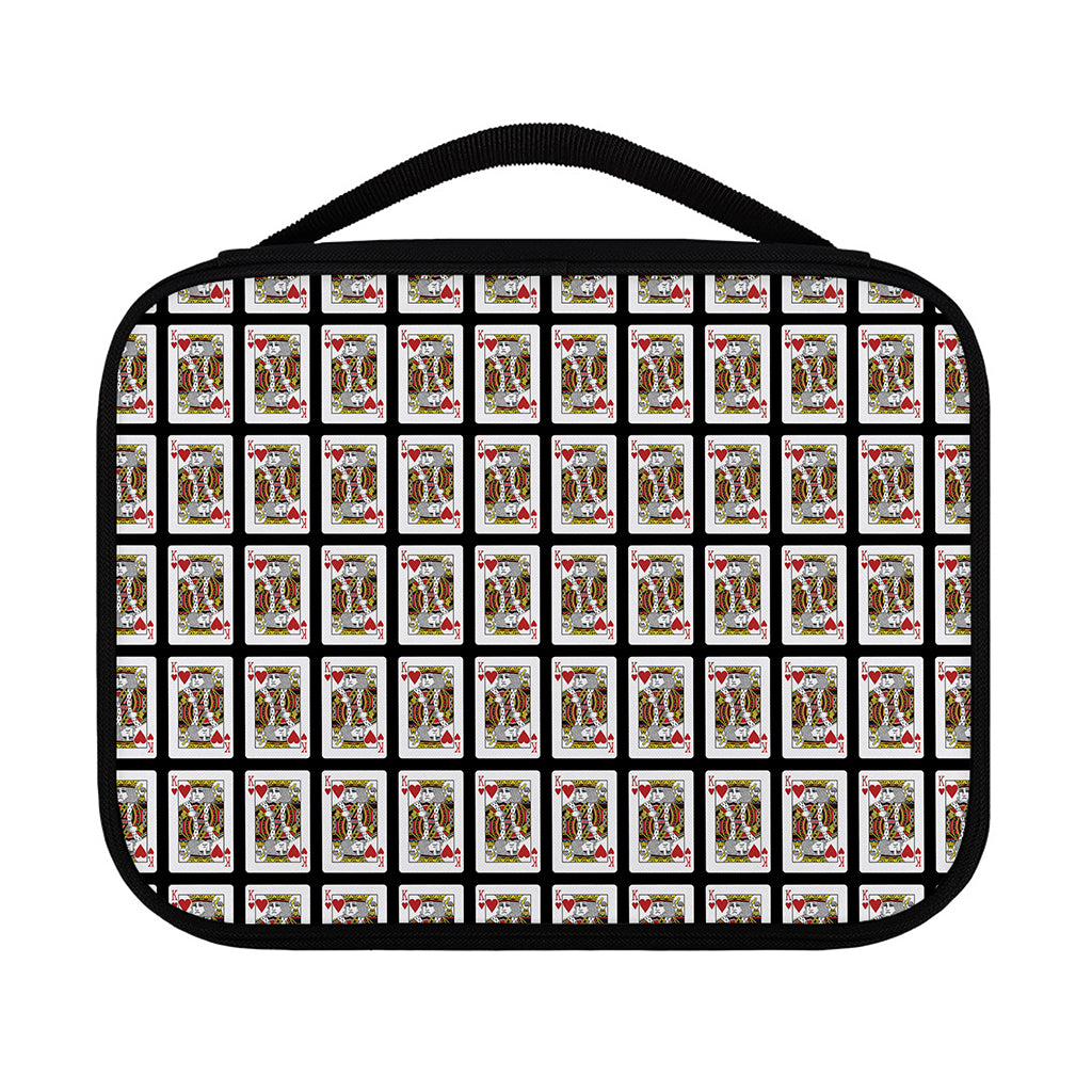 King Of Hearts Pattern Print Classic Bible Case