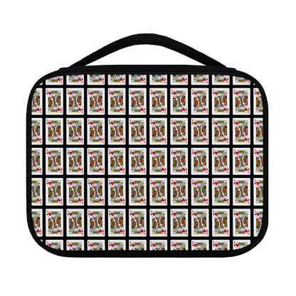 King Of Hearts Pattern Print Classic Bible Case