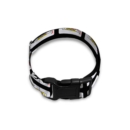 King Of Hearts Pattern Print Dog Collar