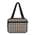 King Of Hearts Pattern Print Double Strap Bible Bag